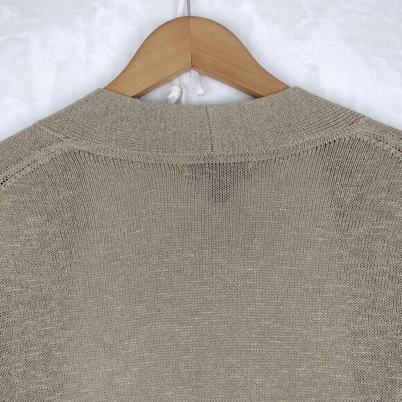 Banana Republic Duster Sweater Womens Small Brown Long Open Cardigan Luxury NEW - Picture 16 of 16